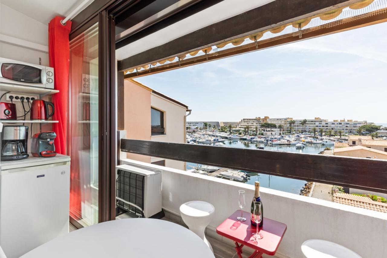Studio Vue Mer Panoramique, Piscine Port Venus Village Naturiste Agde Zewnętrze zdjęcie